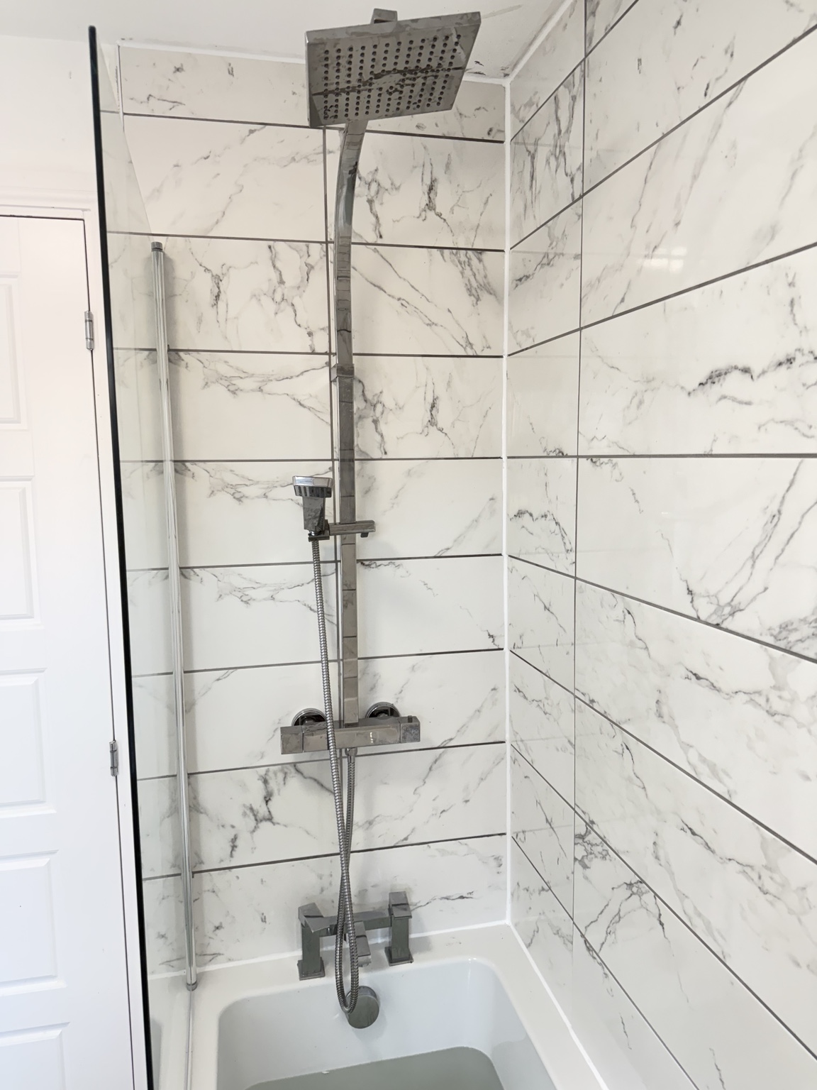 Bathroom fitted and finished by Grapes Building Services