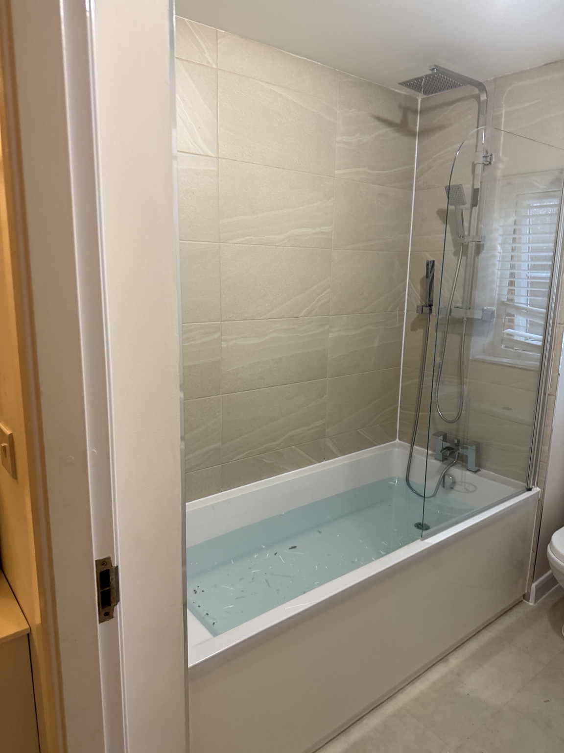 Completed family bathroom renovation
